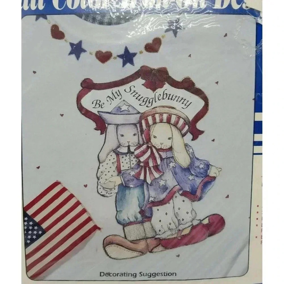 Fashion Show Originals "Be My Snugglebunny" Full Color Iron On Design Dead Stock - Picture 3 of 6